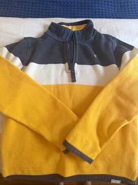Fat Face boys Airlie Zip-Neck Sweater size 8/9